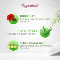 Dhathri Chemparathi Thaali Hibiscus Hair Cleanser Shampoo, 400 Ml