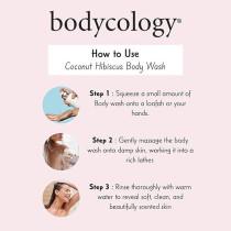 Bodycology Coconut Hibiscus Moisturizing Body Wash, 16 Fl Oz