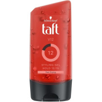 Taft V12 Hold 12/15 Fast Drying Styling Hair Gel, 150 Ml
