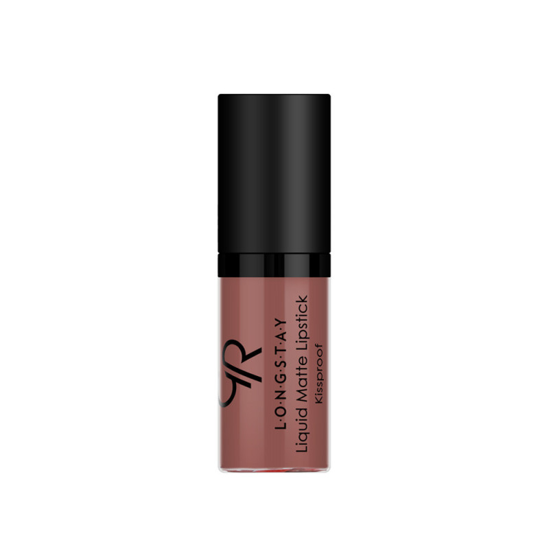 Golden Rose Longstay Liquid Mtte Mini Lipstick No 22 Light Brown Color