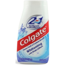 Colgate 2-In-1 Toothpaste And Mouthwash, Whitening Liquid Gel, 4.6 Oz