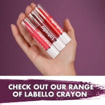 Labello Lipstick, Crayon Colour Lip Balm, Black Cherry, 3 X 3G