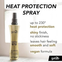 Got2b Guardian Angel Up To 230 Degrees Heat Protection Hair Spray, 200 ml