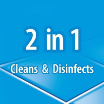 Ajax 2 In 1 Antibacterial All Purpose Disinfectant Cleaner, 1.5 Litre x Pack Of 2