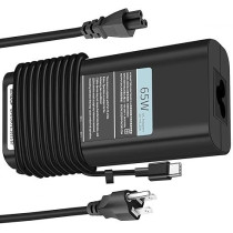 65 Watts AC Adapter Charger USB Type C, Black