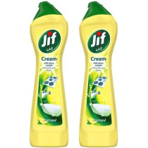 Jif Cream Bathroom Cleaner Lemon, Pack Of 2, 500 ml