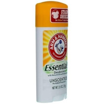 Arm & Hammer Essentials Natural Deodorant Unscented, 74 ml, Pack Of 4