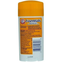 Arm & Hammer Essentials Natural Deodorant Unscented, 74 ml, Pack Of 4