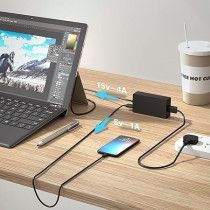 65 W Surface Pro Power Adapter For Laptop, Black