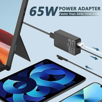 65 W Surface Pro Power Adapter For Laptop, Black