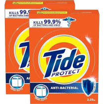 Tide Protect Antibacterial Laundry Detergent Semi-Automatic, 2.25 Kg, Pack Of 2