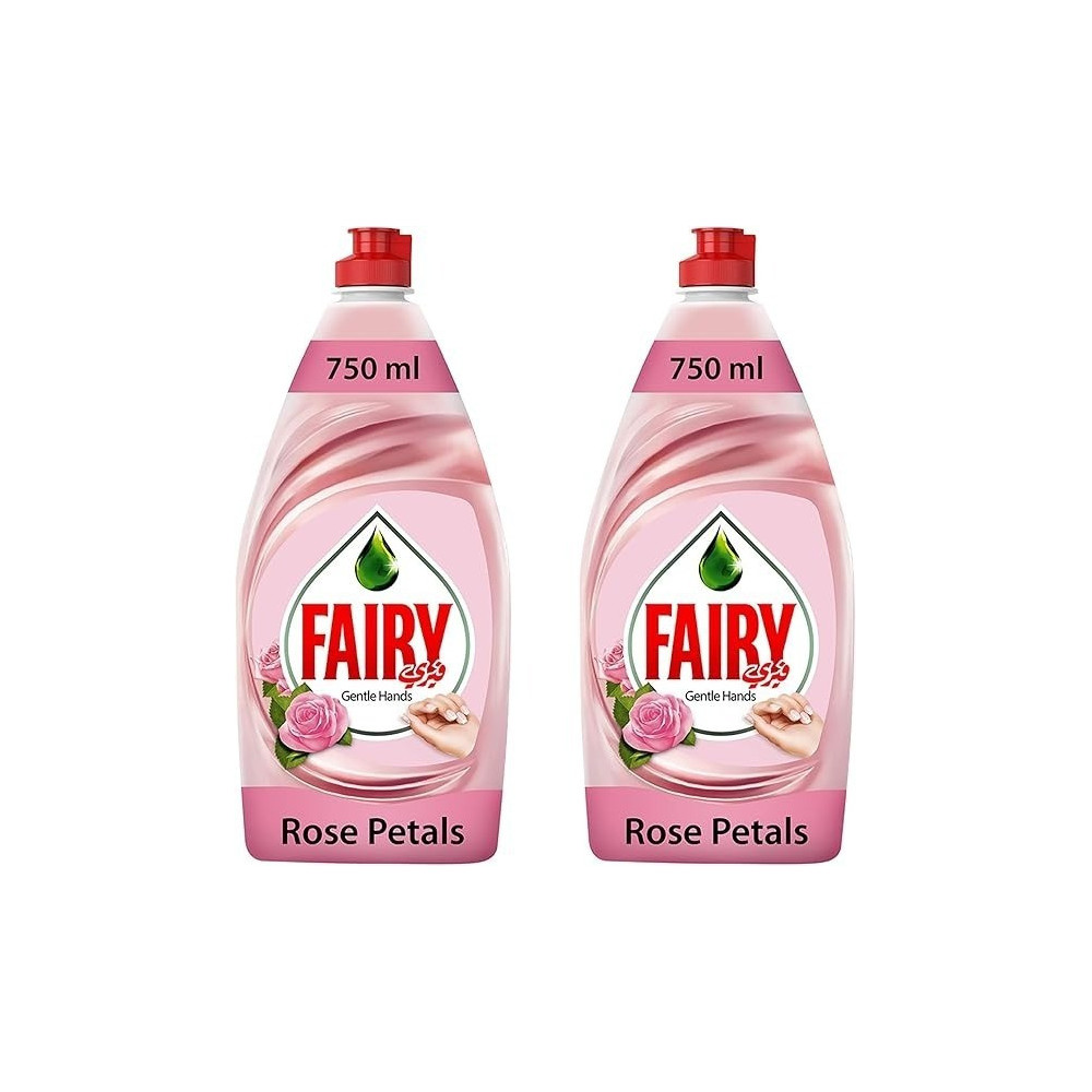 Fairy Gentle Hands Dishwashing Liquid Soap, 750 ml, Pack Of 2