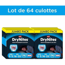 Huggies Drynites Pyjama Pants, 3-5 Years, 4 x Jumbo Packs, 64 Pants
