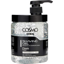 Cosmo Cd Designs Men Classic Protect Smooth And Comfortable Shaving Gel, 1000 Ml