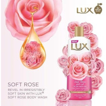 Lux Perfumed Body Wash Soft Rose, 500 ml, Pack Of 2