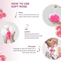 Lux Perfumed Body Wash Soft Rose, 500 ml, Pack Of 2