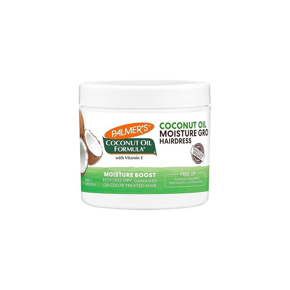 Palmer's Coconut Oil Formula Moisture Gro Hairdress Jar, 149 Gram