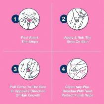 Veet Professional Hair Removal Easy-Gel Legs And Body 20 Wax Strips