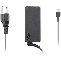 Lenovo 45W USB Type-C Laptop Charger, Black
