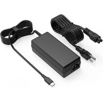 Zaidtek 45W Type C Charger For Dell Laptop, Black