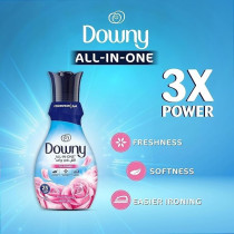 Downy Concentrate Fabric Softener, Floral Breeze, 1.5 Litre, Pack Of 2