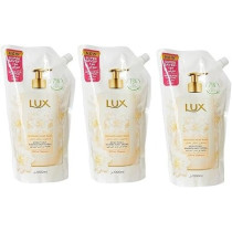 Lux Perfumed Hand Wash Refill Pouch Velvet Jasmine, Pack Of 3, 1000 ml