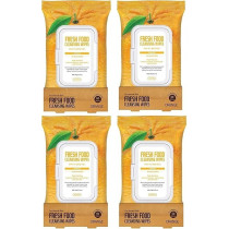 Farmskin Freshfood For Skin Facial Cleansing Wipes, Pack Of 4, 60 Count