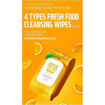 Farmskin Freshfood For Skin Facial Cleansing Wipes, Pack Of 4, 60 Count