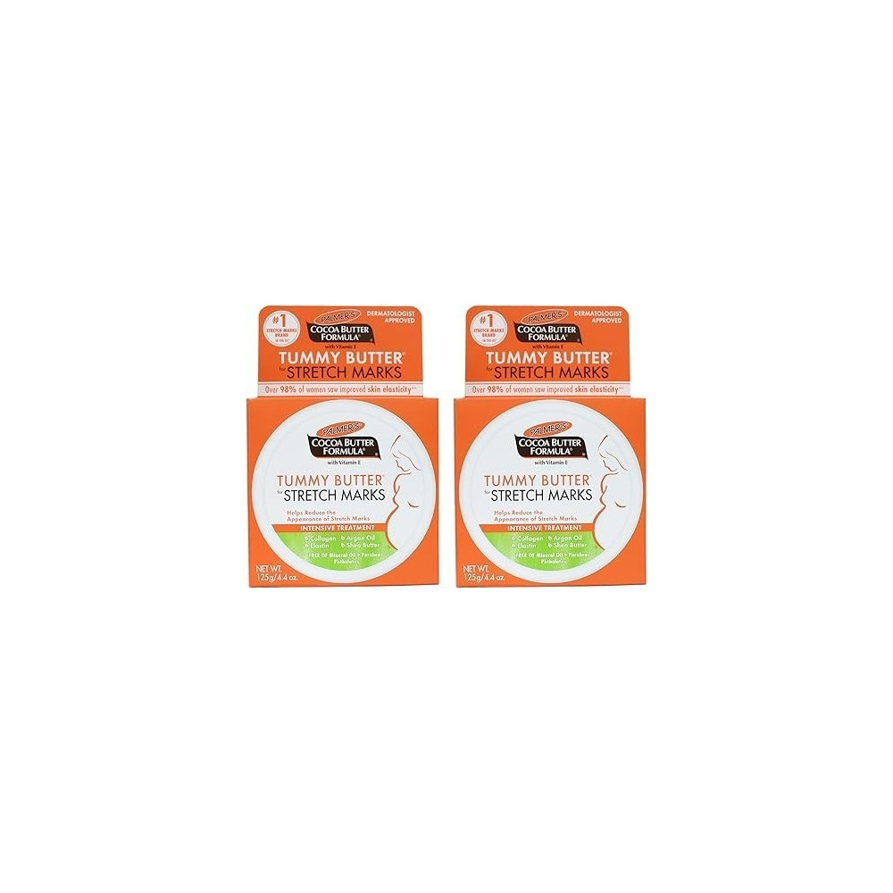 Palmer's Cocoa Butter Formula Tummy Butter For Stretch Marks, Pack Of 2, 125 g