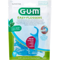 Gum Easy Dental Flossers, 30 Pieces