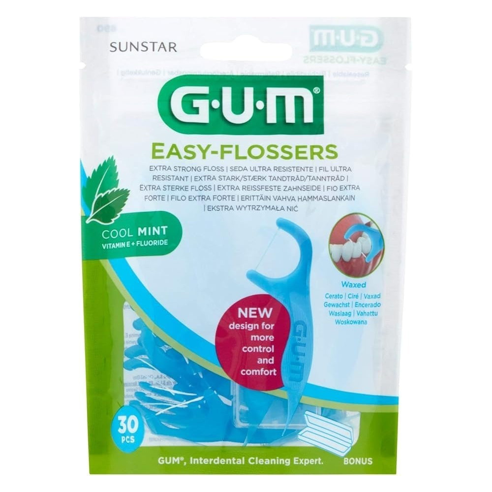 Gum Easy Dental Flossers, 30 Pieces