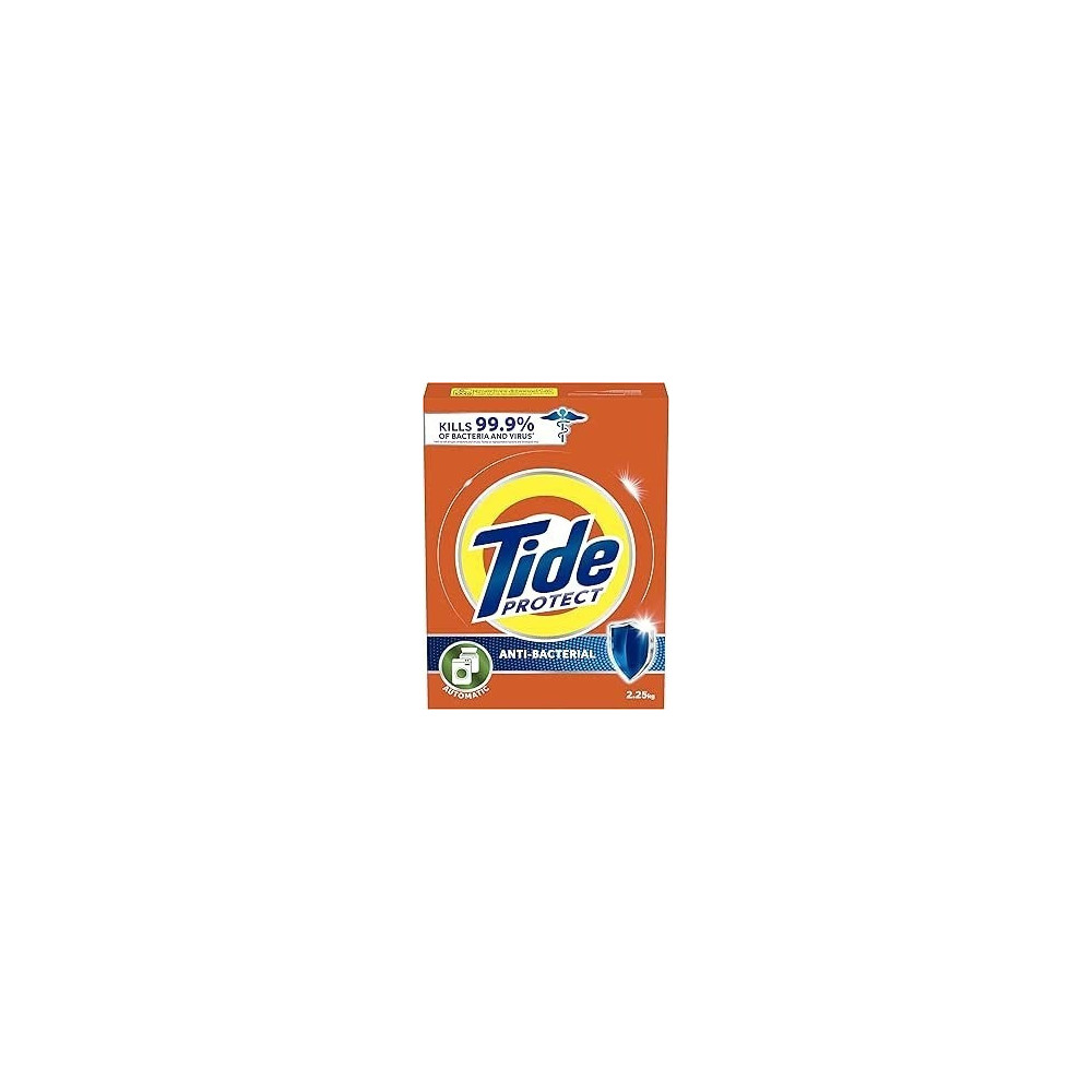 Tide Automatic Protect Antibacterial Laundry Detergent, Original Scent, 2.25 KG