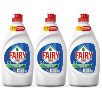 Fairy Plus Antibacterial Dishwashing Liquid Soap, Pack Of 3, 600 ml