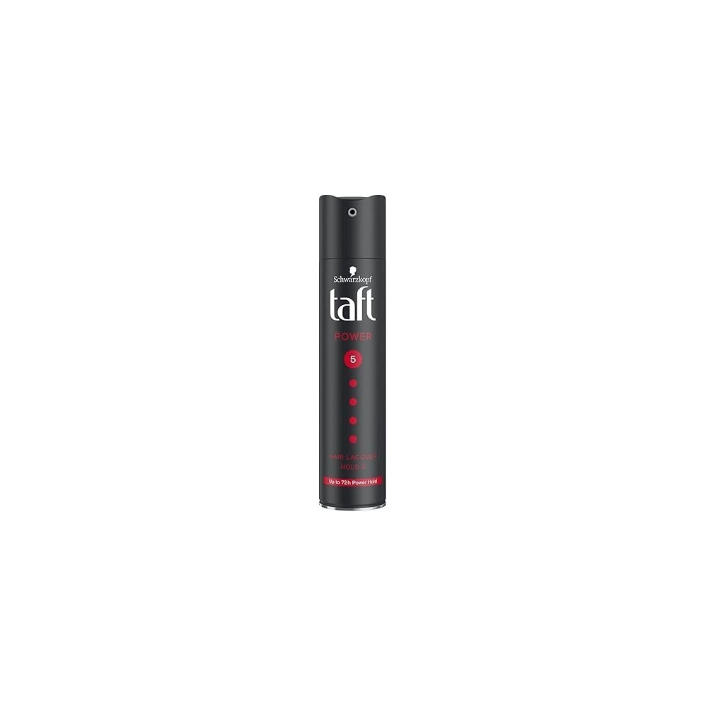 Schwarzkopf Taft Power 5 Hair Lacquer Hold Up To 72 Hours Power Hold, 250 ML