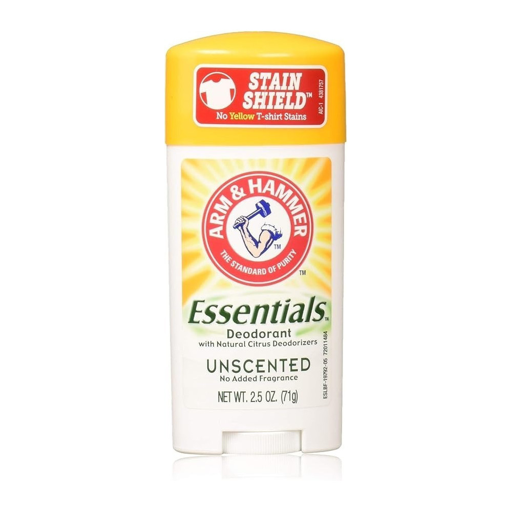 Arm & Hammer Essentials Natural Solid Deodorant, 71 g