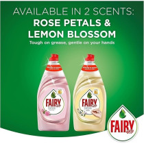 Fairy Gentle Hands Dishwashing Liquid Soap, Rose Petals, 2 x 750Ml