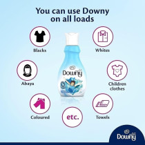 Downy Concentrate Fabric Softener Valley Dew, 3 x 1L