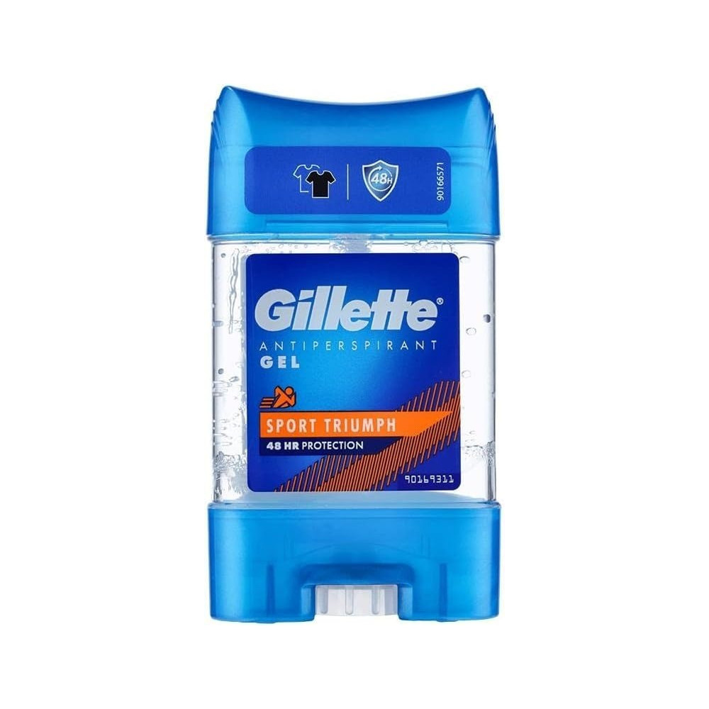 Gillette Clear Gel Triumph Sport Antiperspirant, 70Ml