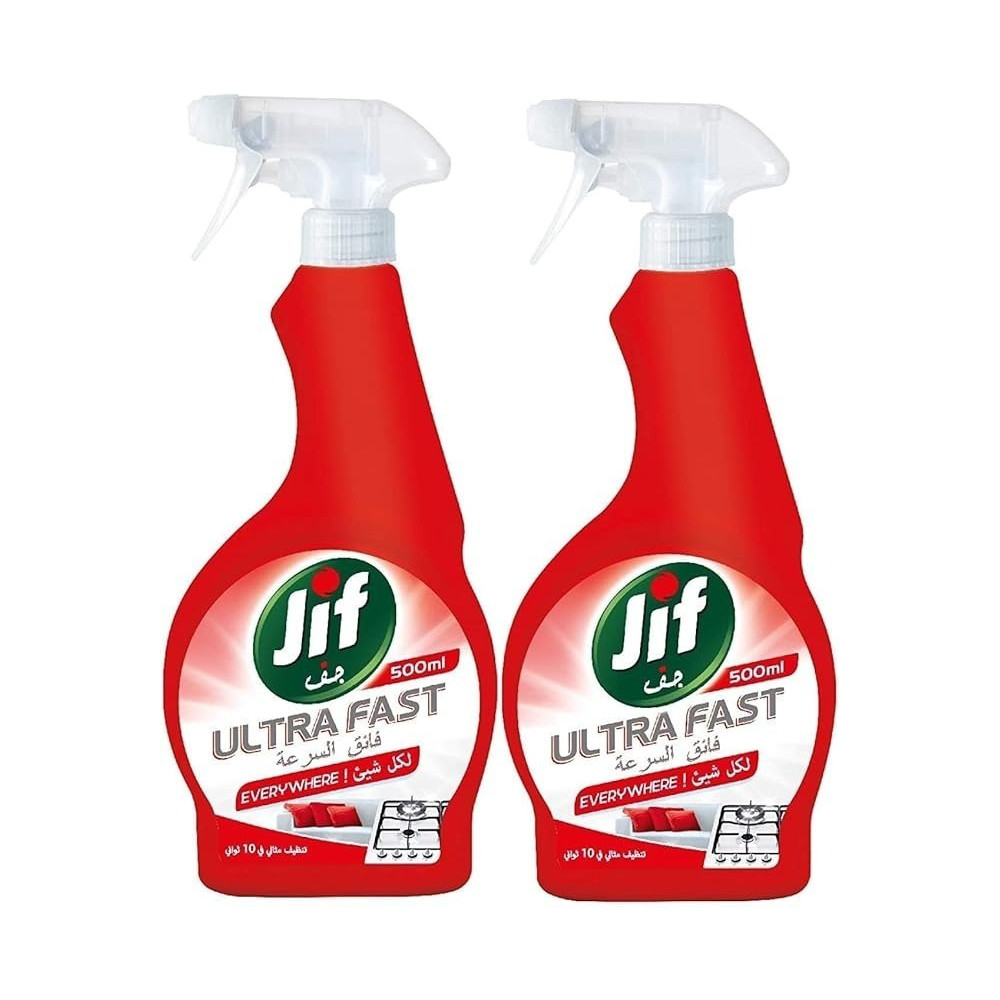 Jif Everywhere Multi-Purpose Spray, 500 Ml, Pack Of 2