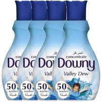 Downy Concentrate Fabric Conditioner, Valley Dew, 4 x 2L