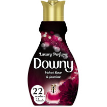 Downy Perfume Collection Concentrate Fabric Softener Feel Elegant, Velvet Rose And Jasmine, 880Ml