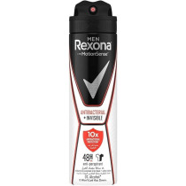 Rexona Men Antiperspirant Antibacterial Invisible, 150 Ml