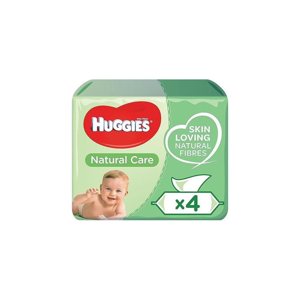 Huggies Natural Care Baby Wipes, 4 x 56 Count