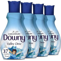 Downy Concentrate Fabric Softener, Valley Dew, Pack Of 4 x 1.5 Liters