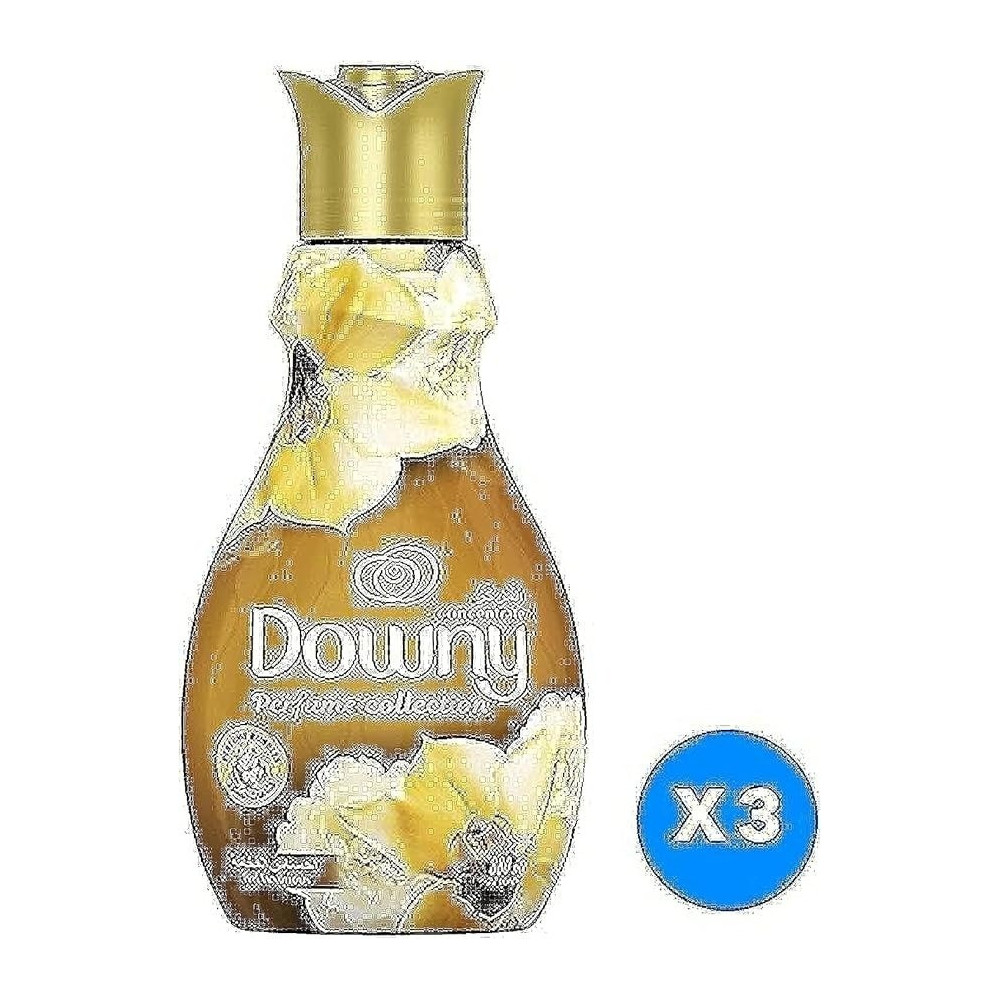 Downy Perfume Collection Concentrate Fabric Softener Feel Luxurious, 3 x 880Ml