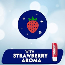 Labello Strawberry Shine Lip Balm, 24H Melt-In Moisture, With Shea Butter And Natural Oils Enriched With Vitamins, With Natural Ingredients, Mineral Oil Free, Vegan, 4.8G, Pack Of 2