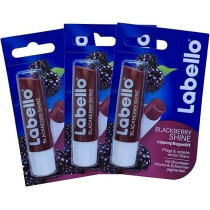 Labello Blackberry Shimmer Lip Gloss Balm, 4.8G, Pack Of 3
