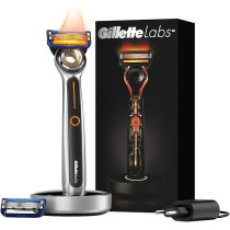 Gillette Labs Heated Razor For Men Starter Kit, Black
