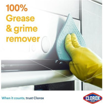 Clorox Kitchen Spray Cleaner Lemon, Bleach Free, Kills 99.9Percentage Of Germs, 100Percentage Grease And Grime Remover, 750Ml