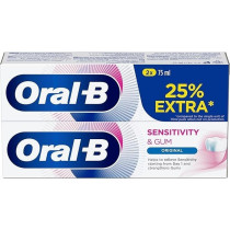 Oral-B Sensitivity And Gum Original Toothpaste, Activcalm Technology, 2 x 75 Ml